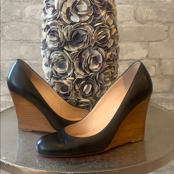 Christian Louboutin wedge heels